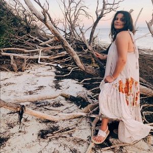 Free People - Bare It All Printed Maxi Dress